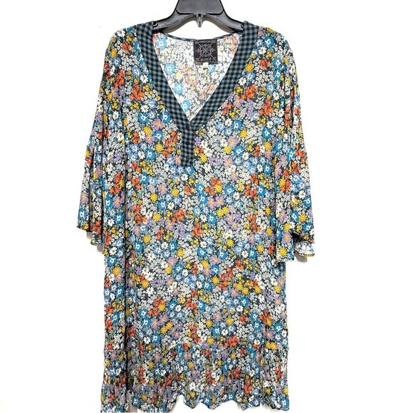 Johnny Was Divina Floral Print Tunic Dress in Multi  L NWOT - Picture 3 of 15